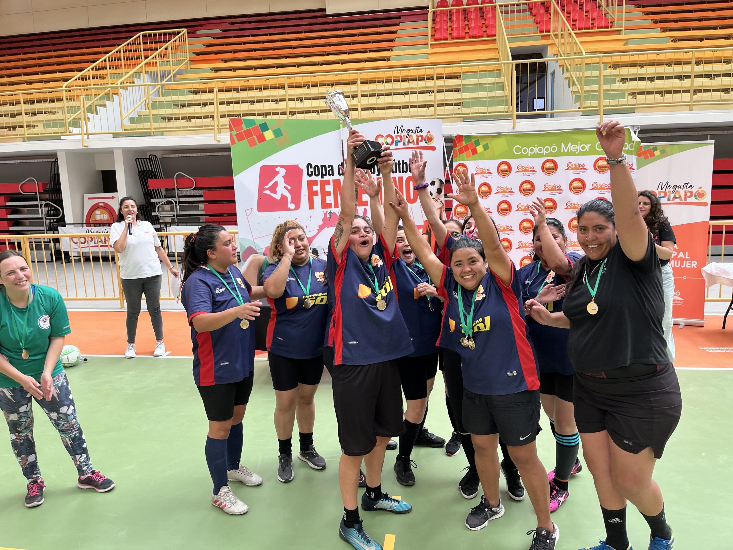 Gran participación tuvo el campeonato de baby fútbol “No más Violencia contra las Mujeres” en Copiapó