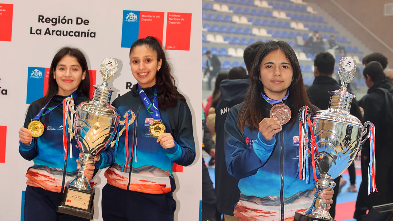 Karatekas atacameñas obtienen el primer lugar en la tabla general damas ...