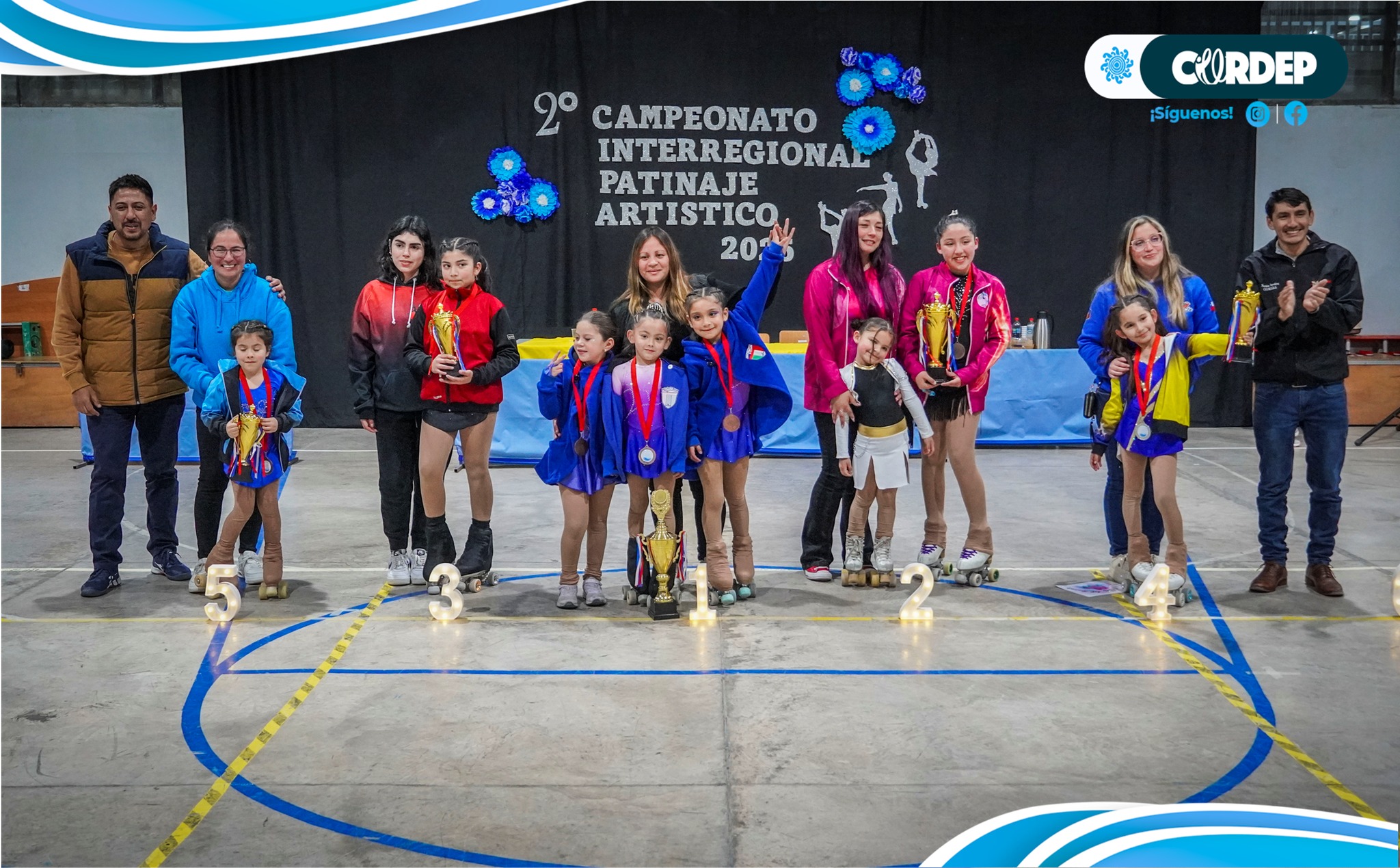 Caldera vibró con el Campeonato Interregional de Patinaje Artístico 2025