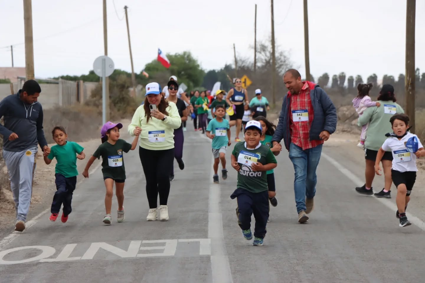 Más de 450 personas dieron vida a la Corrida Familiar Municipal en San Pedro