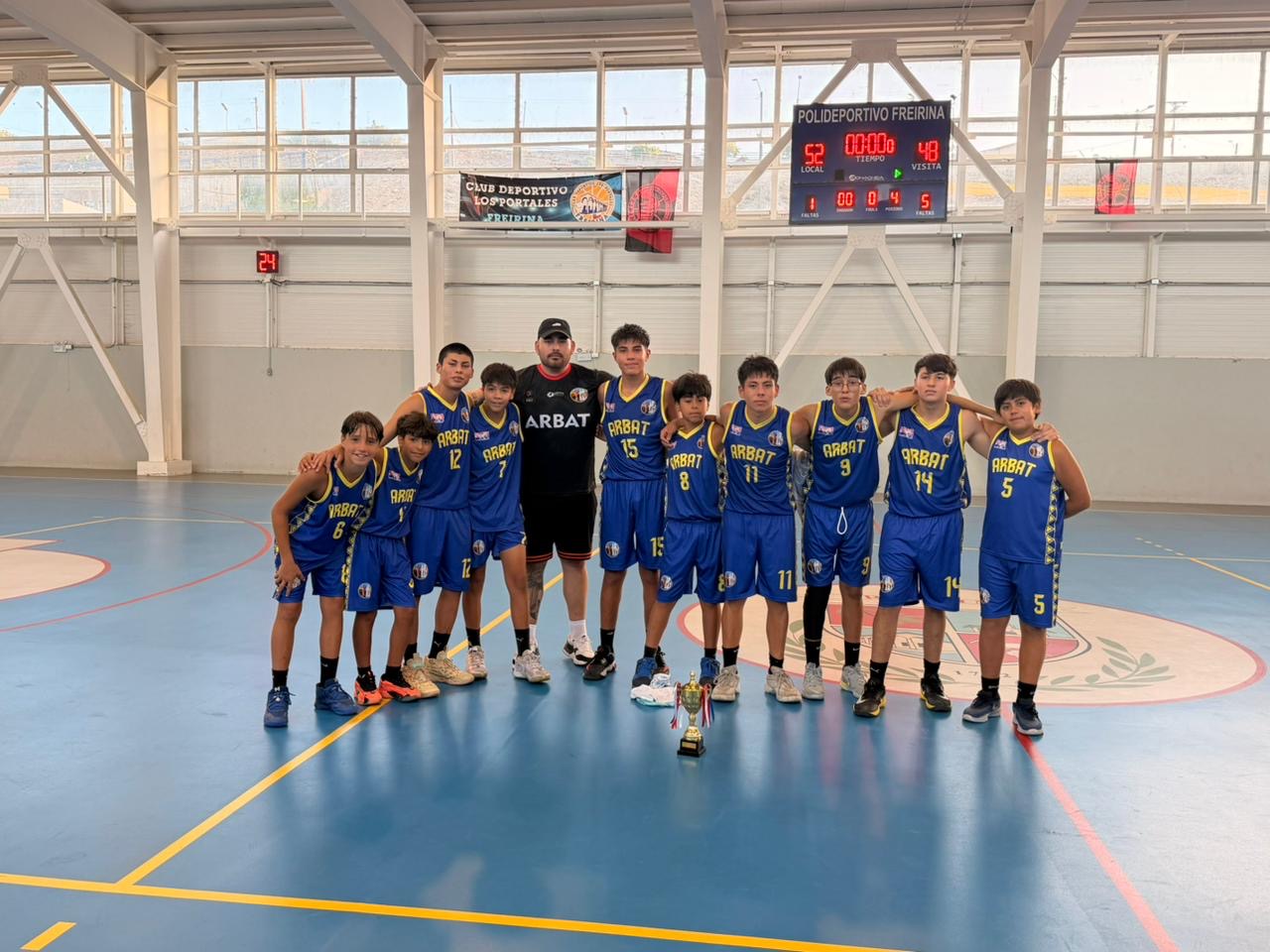 Selección Atacama U13 de básquetbol afina su preparación rumbo al Nacional en Valparaíso