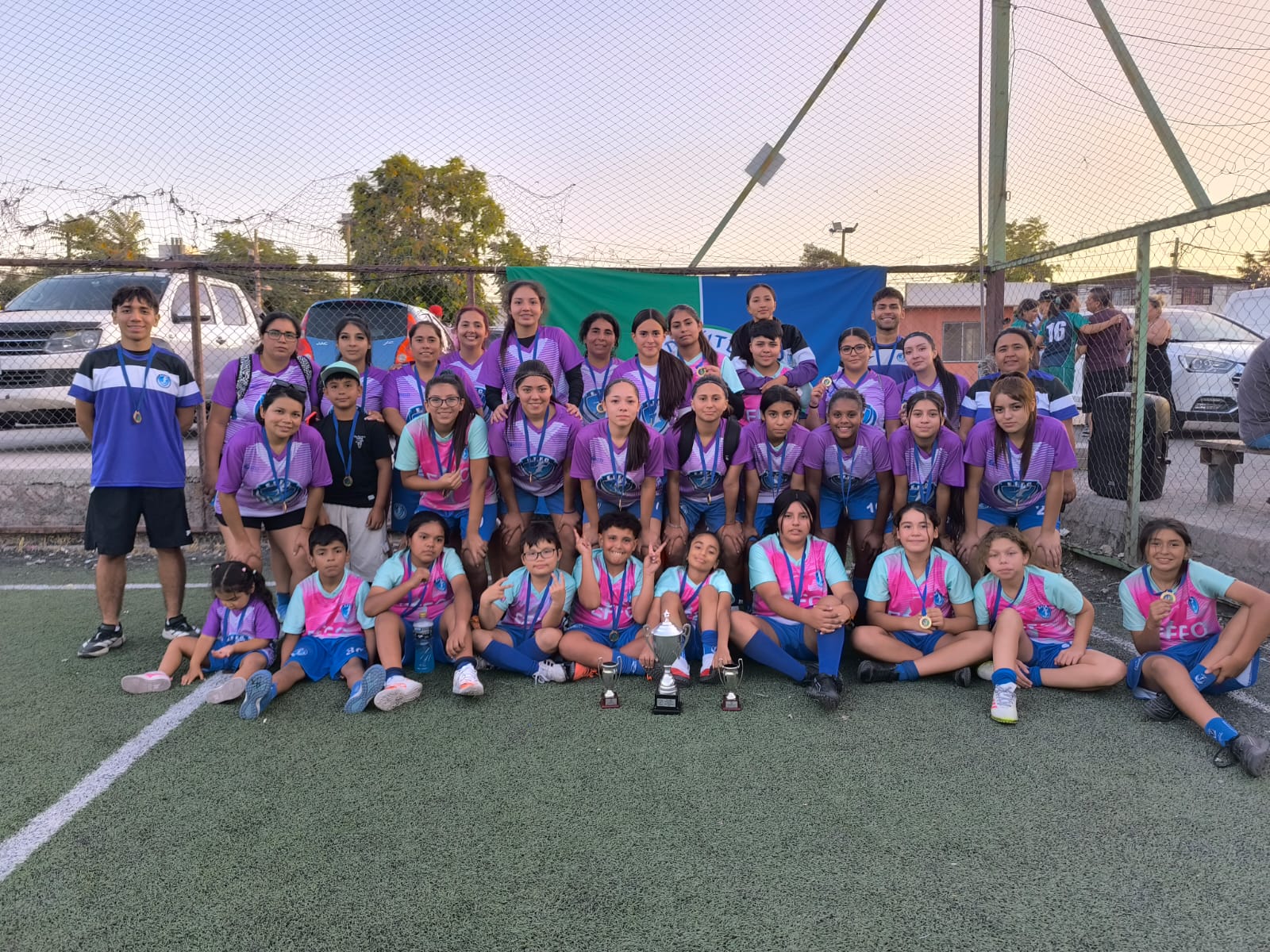 Escuela de Fútbol Femenino de Copiapó destacó en la Copa Red Verano en Santiago