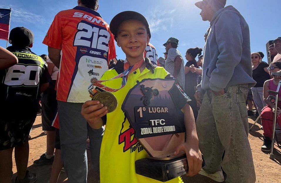 Pequeño gigante del enduro: Agustín Segura Díaz acelera fuerte y sueña con el motocross nacional