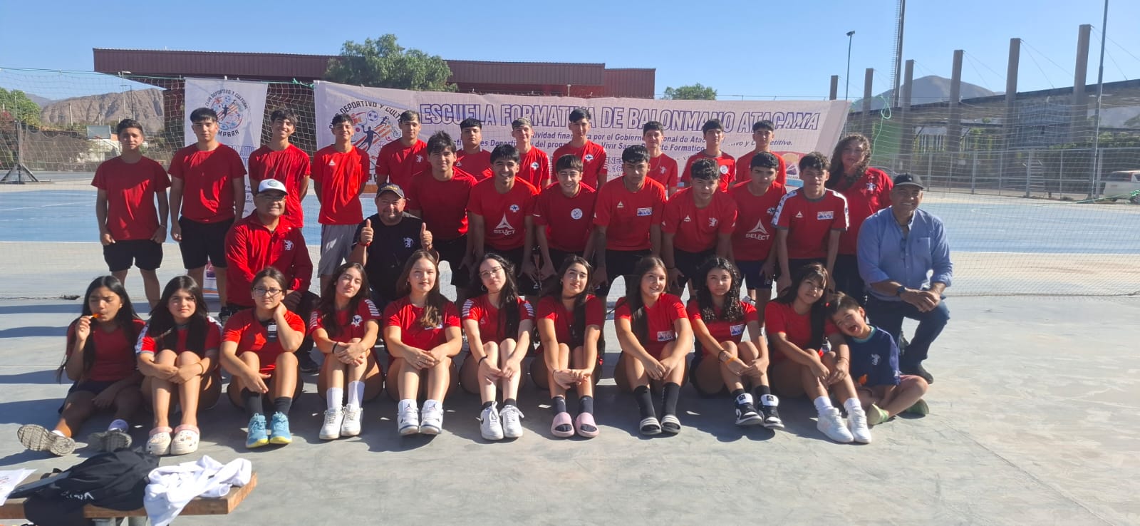 Escuela Formativa de Balonmano Atacama se prepara para el Sudamericano 2026 en Brasil