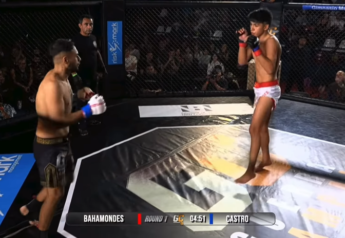 Peleador Tierramarillano Manuel “Chuchín” Bahamondes brilla en Santiago y consigue su segundo triunfo profesional por KO técnico