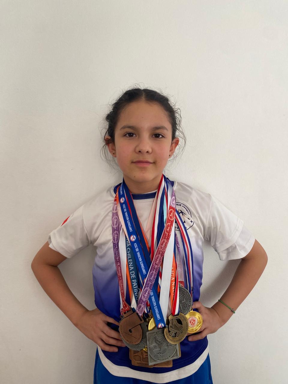 Joven patinadora copiapina Emma Ramírez clasificó al Panamericano de Patinaje Artístico y representará a Chile en Argentina