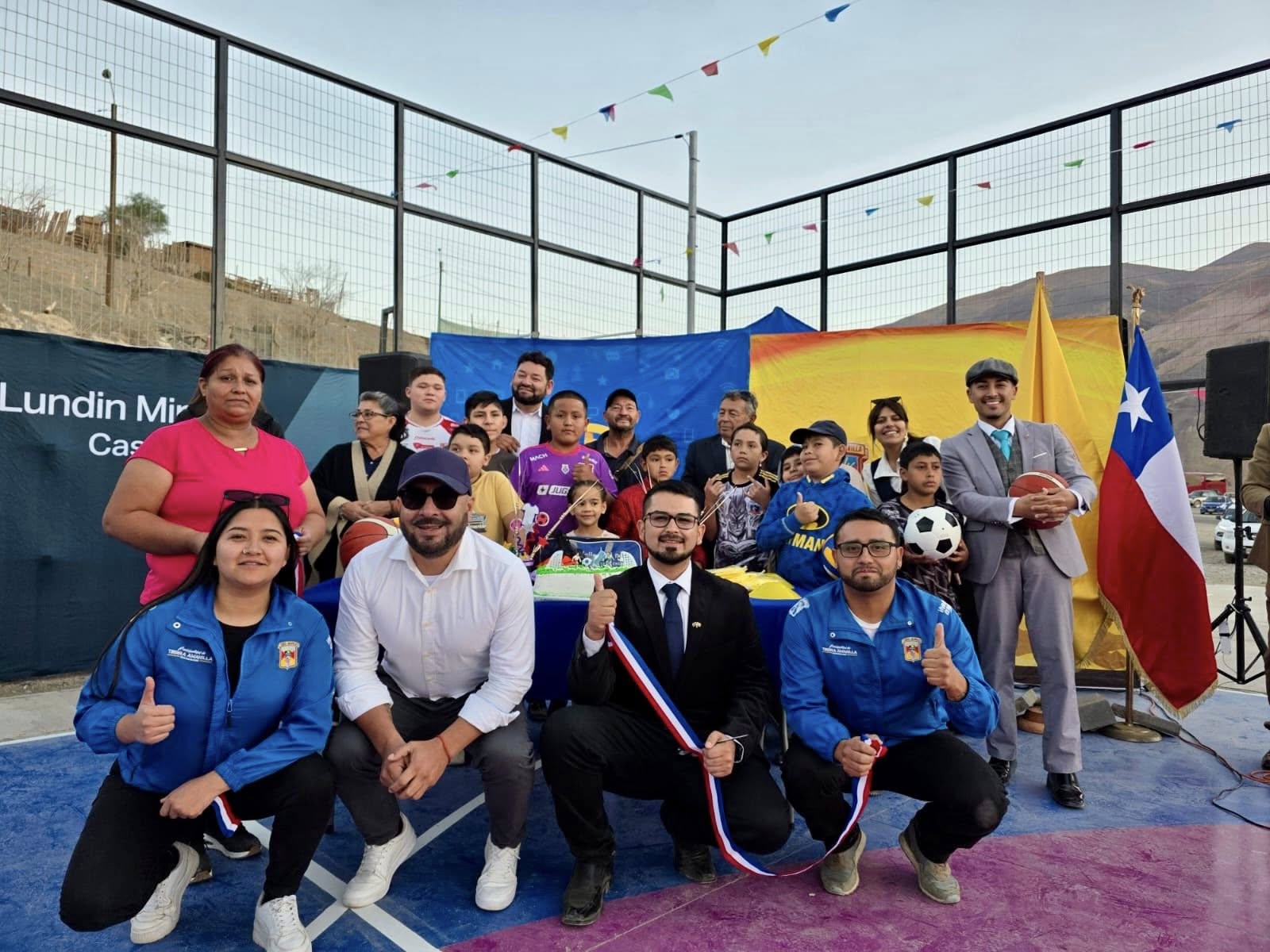 Inauguran moderna multicancha en Sector Las Vizcachas de Tierra Amarilla