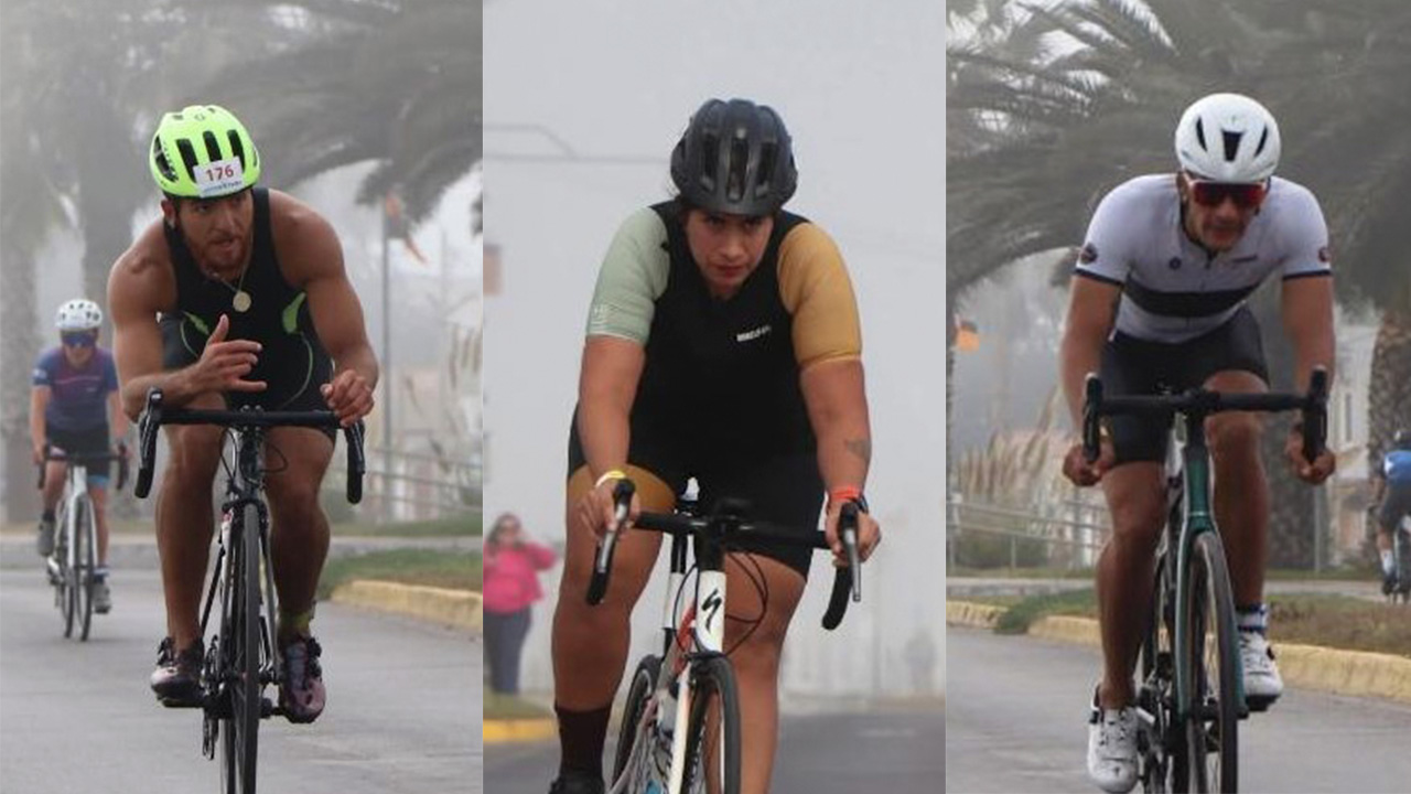 Atacama dice presente en Coquimbo: deportista consiguen destacados resultados en exigente triatlón aniversario
