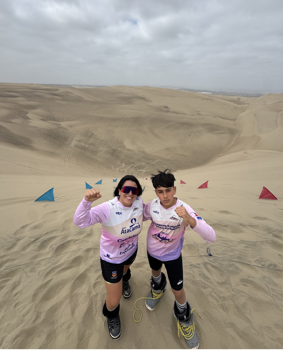 Escuela Municipal de Sandboard de Copiapó destaca en Perú con dos podios internacionales y la excelente actuación de una joven promesa atacameña