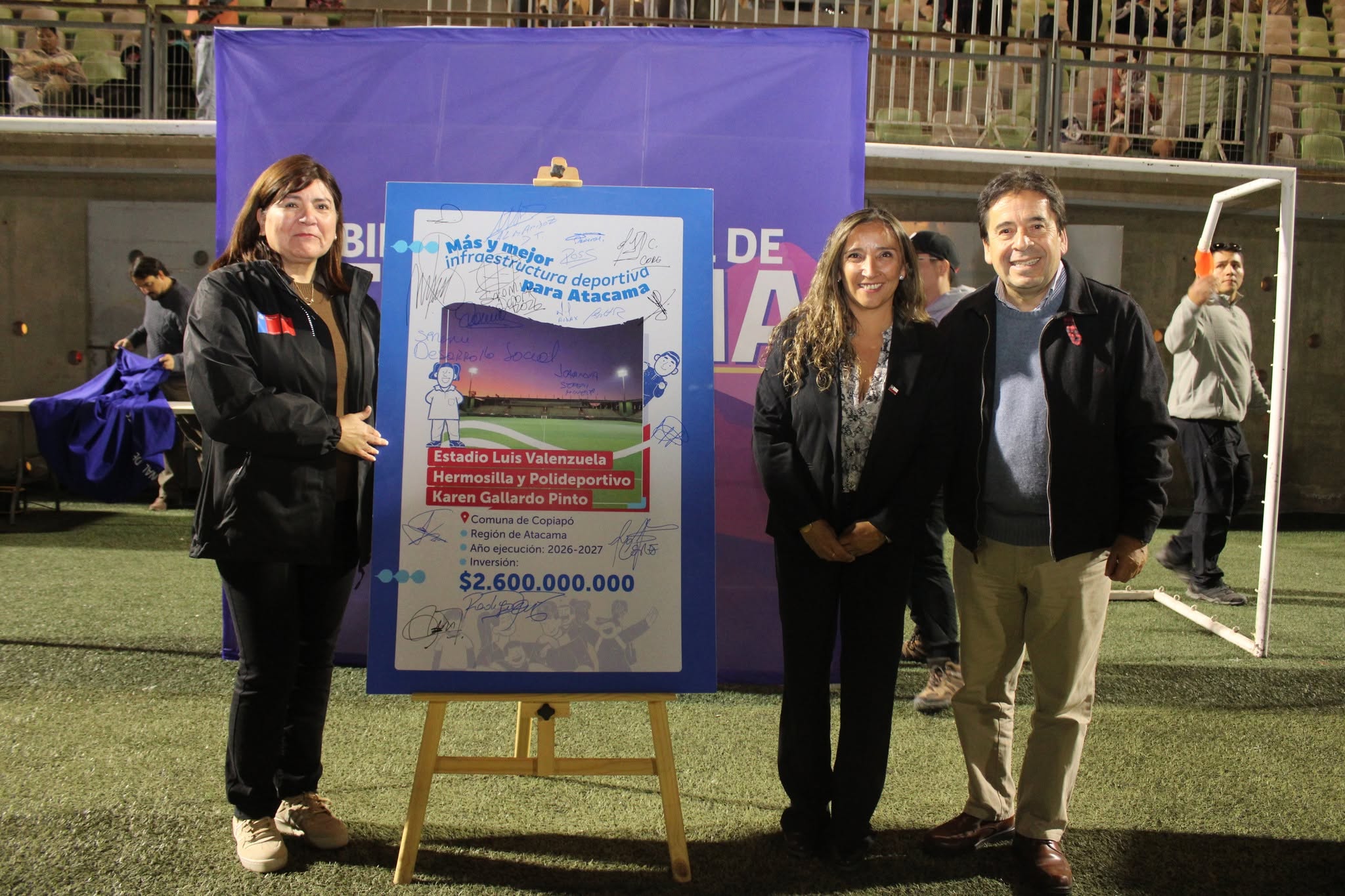 Estadio Luis Valenzuela Hermosilla será renovado: obras comenzarán a fines de 2026 gracias a millonaria inversión regional