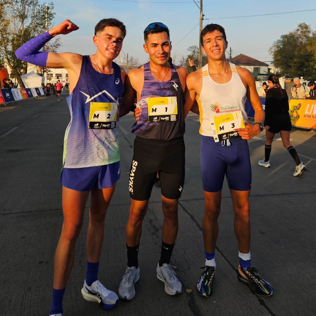 Atleta atacameño Ignacio Carrizo consigue la medalla de bronce en el STGO10K