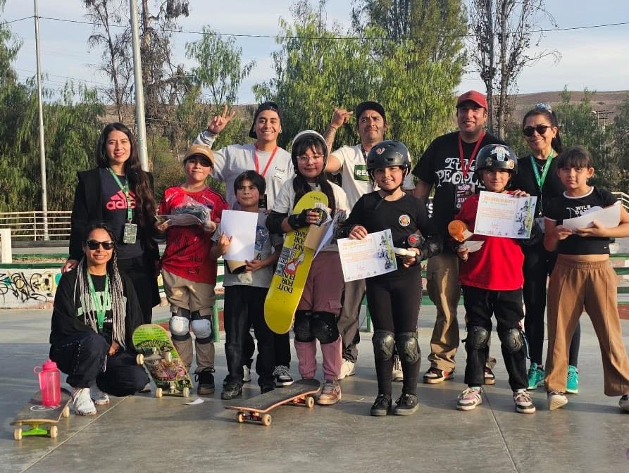 Vallenar celebró el Día Internacional del Skate con una masiva jornada de deporte urbano y vida saludable