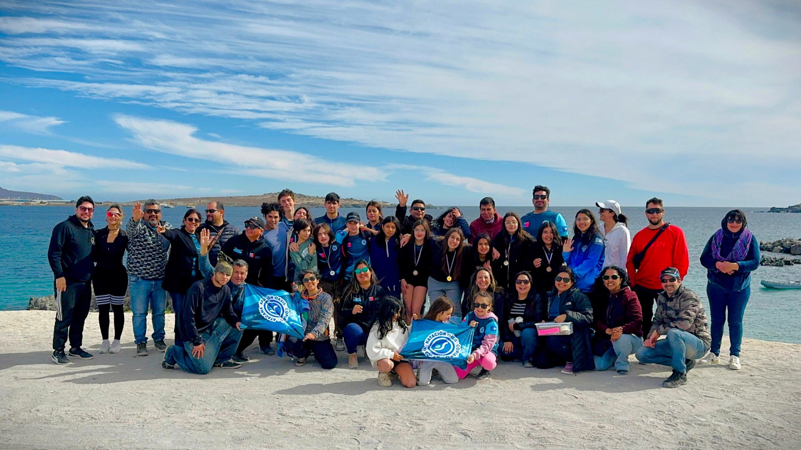 Club de Natación Oasis destacó en Playa Loreto y reafirmó su protagonismo en la 4ª Fecha de la Liga Local de Aguas Abiertas de Atacama