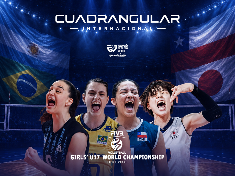 Copiapó se prepara para recibir un imperdible Cuadrangular Internacional de Voleibol con Chile, Japón, Argentina y Brasil