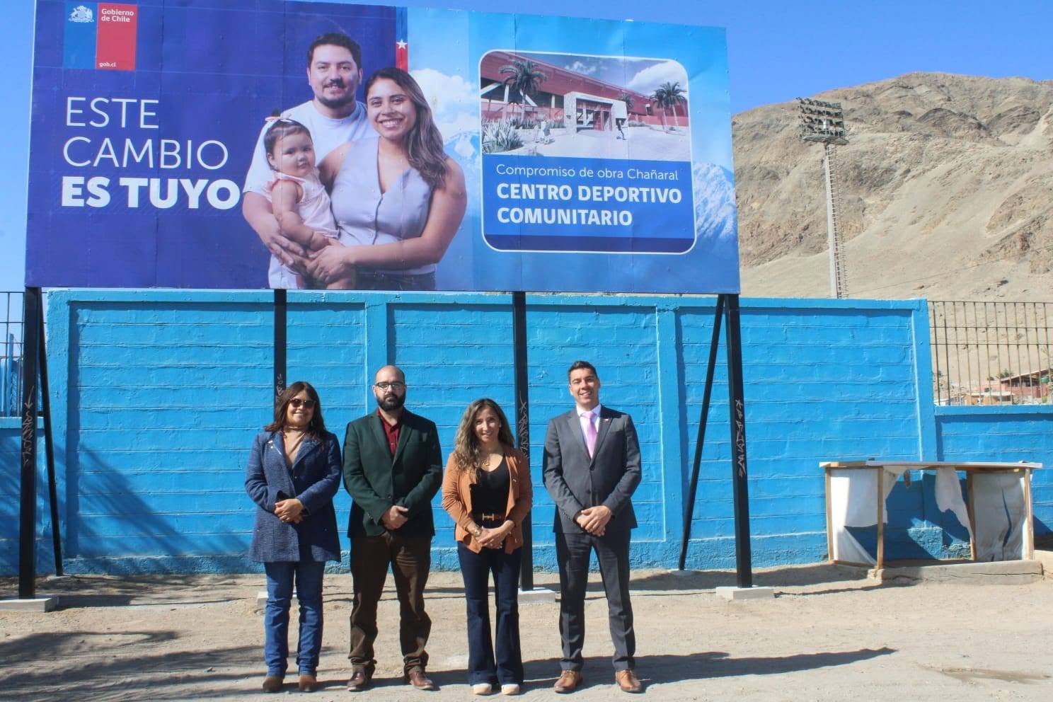 Infraestructura deportiva toma impulso en la Provincia de Chañaral: autoridades coordinan avances de millonarios proyectos para la provincia
