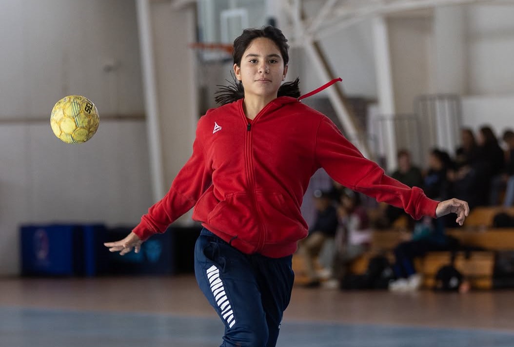 Portera Leonor Carvajal del Club Pedagógico se convierte en la primera jugadora de un club de Atacama en ser convocada a la Selección Chilena Infantil de Balonmano