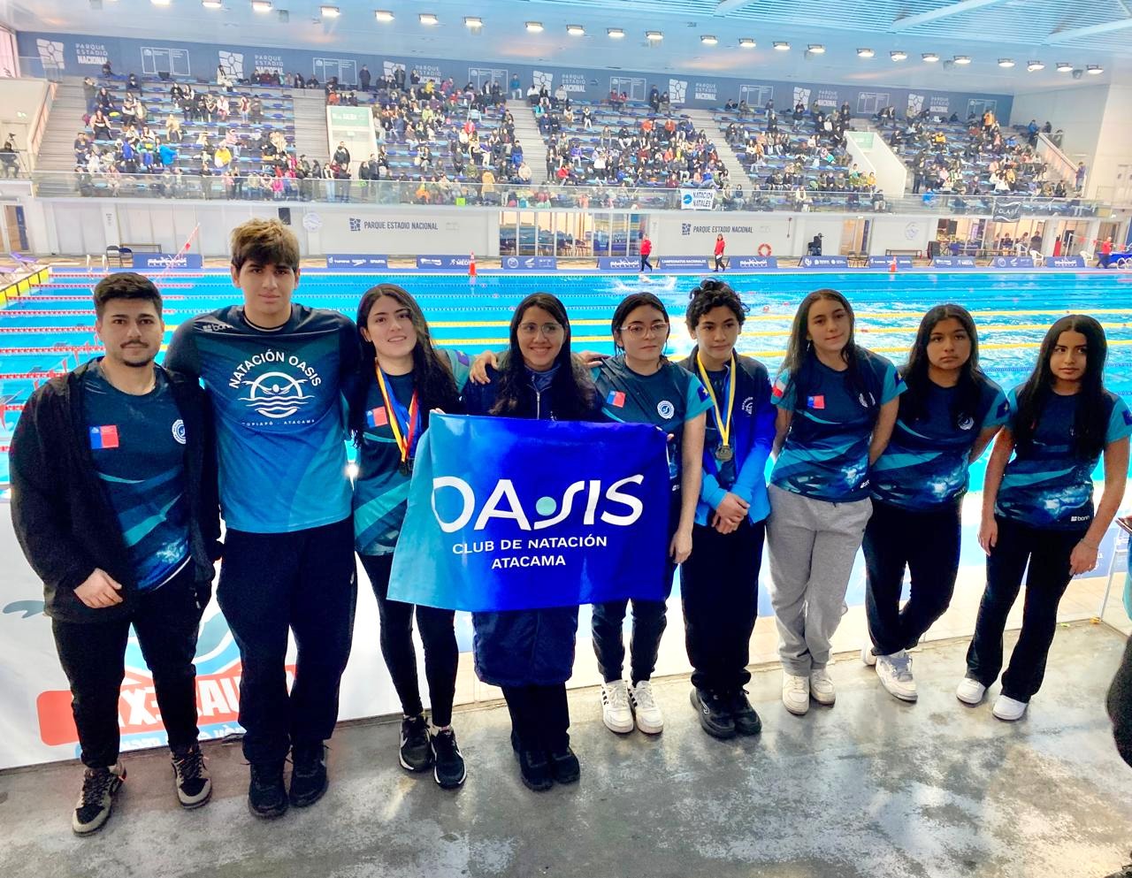 Club de Natación Oasis de Copiapó destacó en el Campeonato Nacional de Desarrollo con 11 medallas