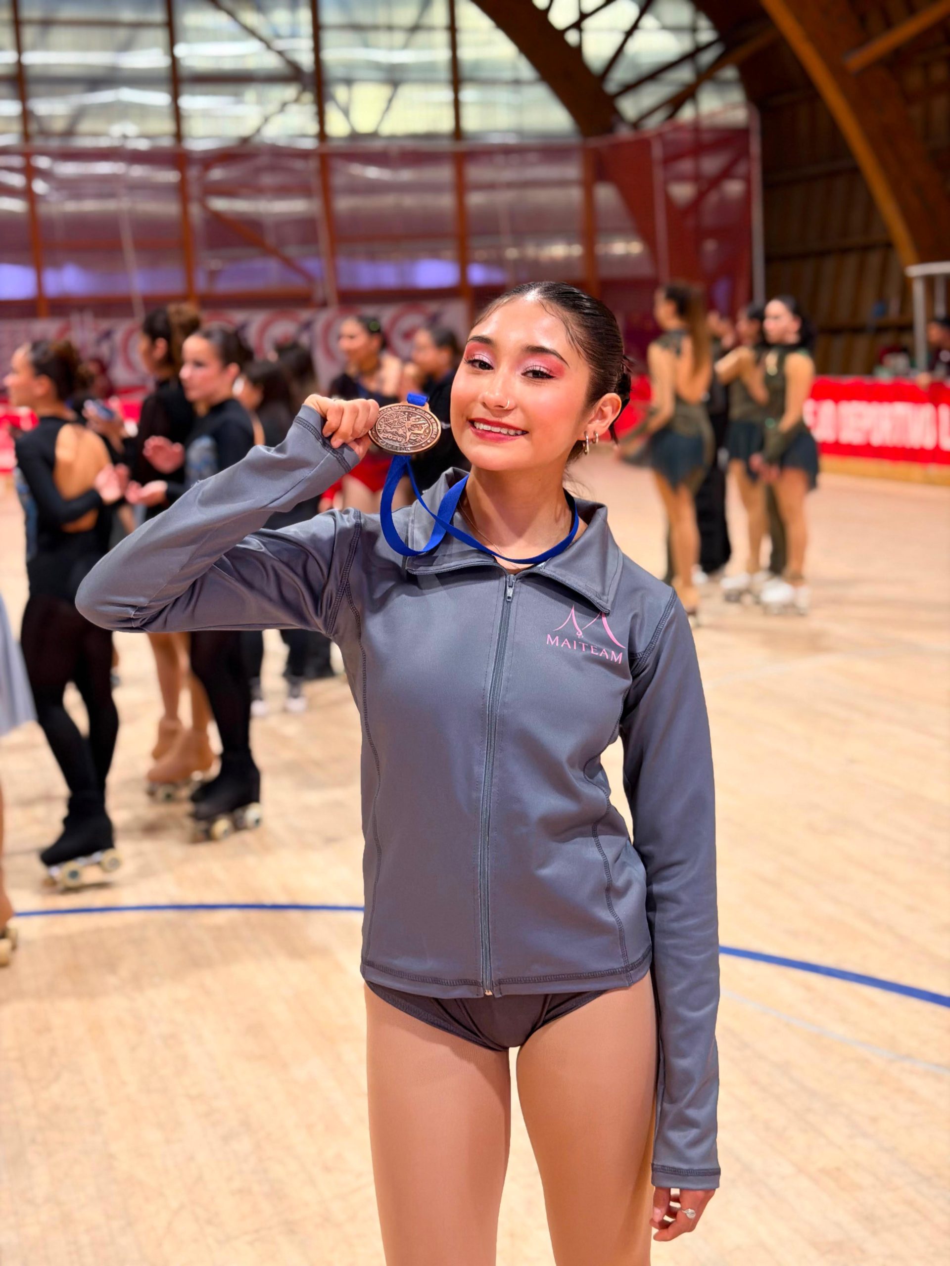 Patinadora artística Josefa Campos cierra la temporada nacional con un cuarto lugar en el Patinaje Artístico de Alta Competencia