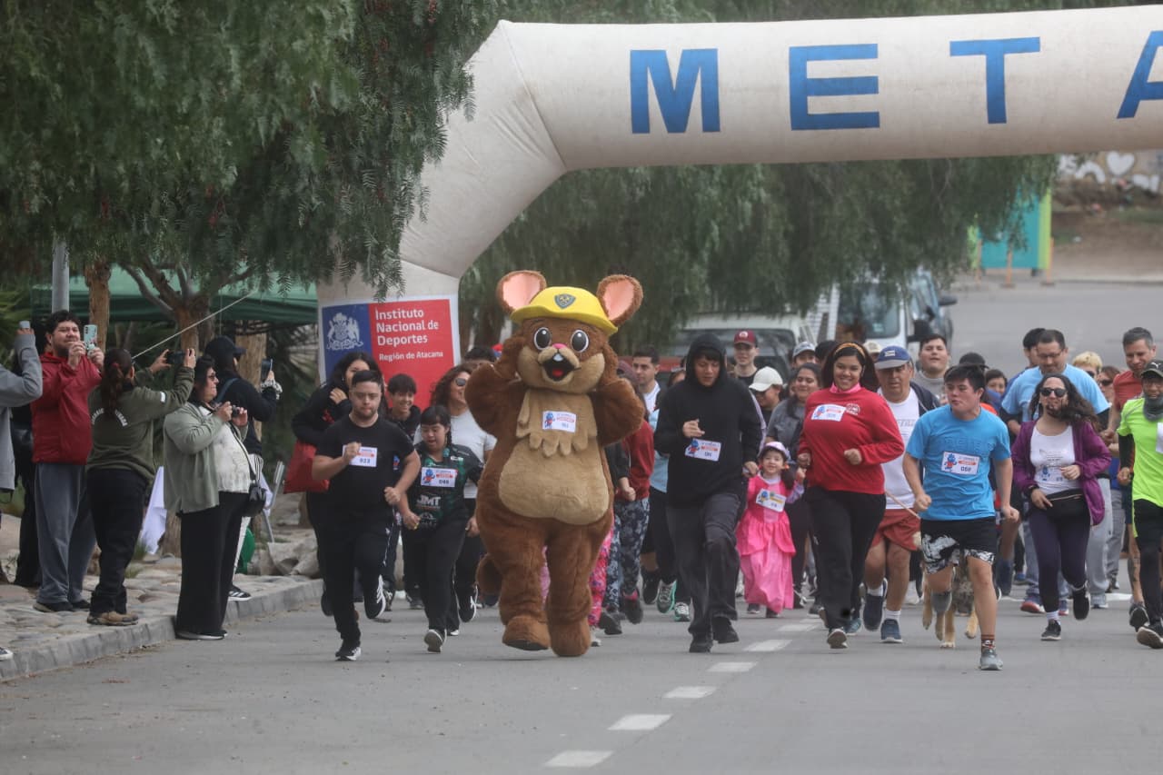 Corrida Coanil 2026 reunió a familias de Copiapó en una jornada de deporte, inclusión y solidaridad