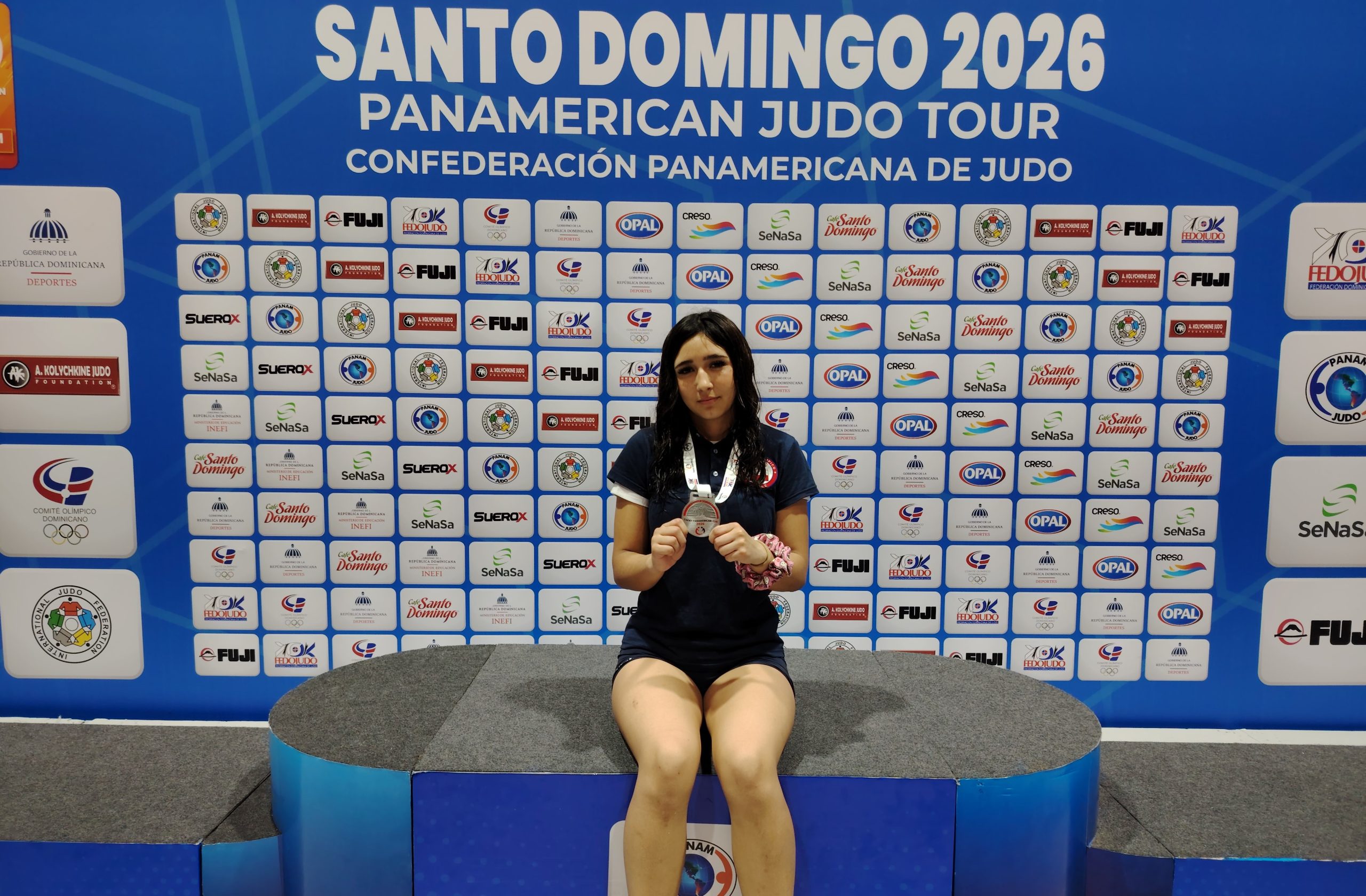 Deportista atacameña Tiare Robledo conquista el segundo lugar en la Copa Panamericana de Cadetes de Judo en República Dominicana