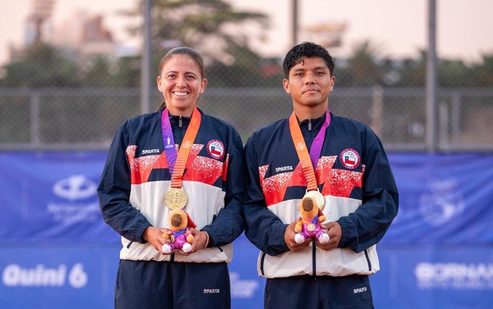 Tenista atacameño Matías Soto se consagra campeón suramericano y suma un oro para Chile en dobles mixto