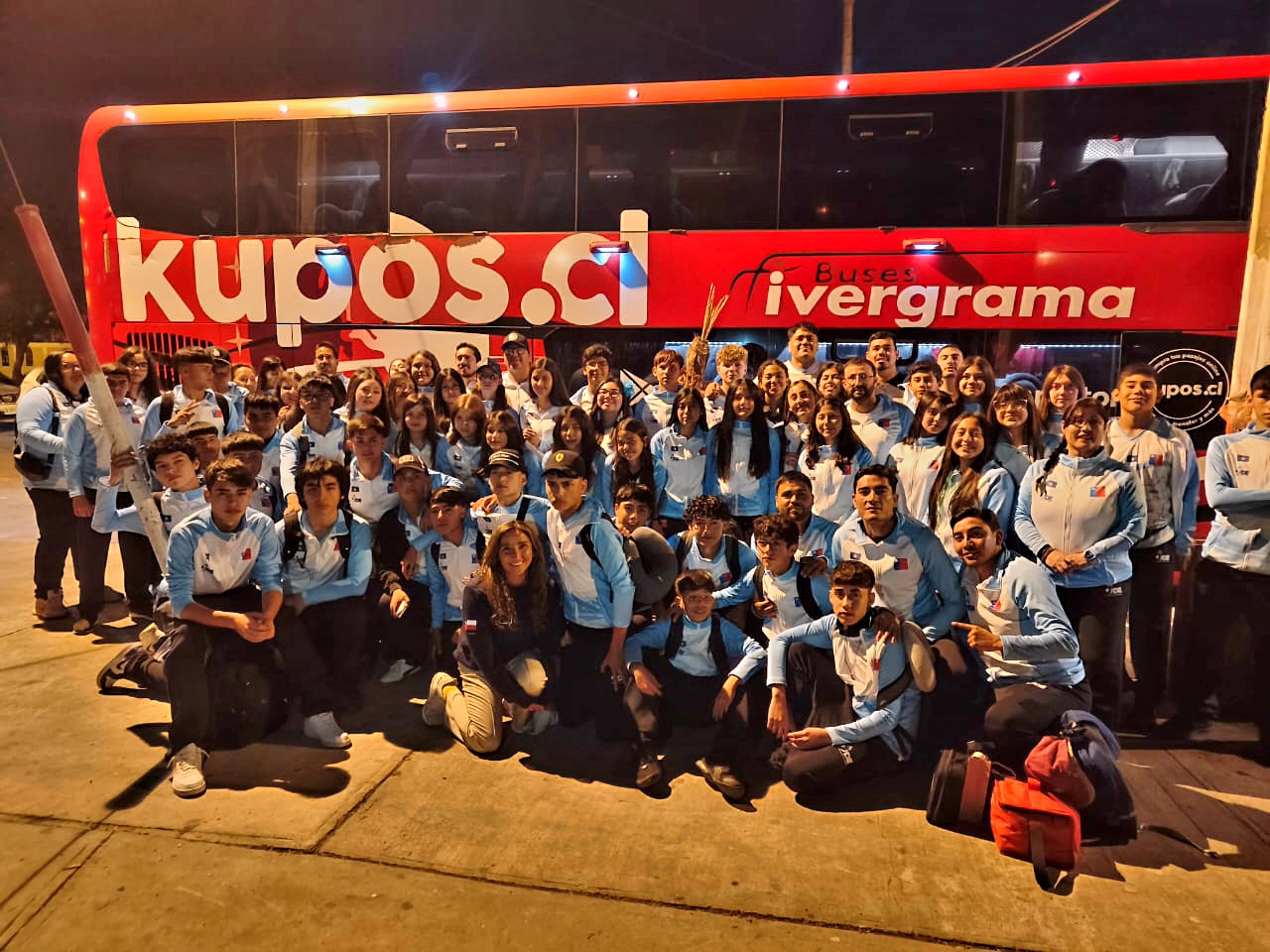 Delegación atacameña inicia su camino en las Finales Nacionales de los Juegos Deportivos Escolares