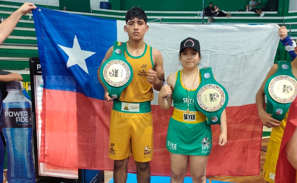 Boxeadores Atacameños Agustina Tapia y Wilson Yáñez se coronan campeones latinoamericanos de boxeo juvenil amateur en Bolivia